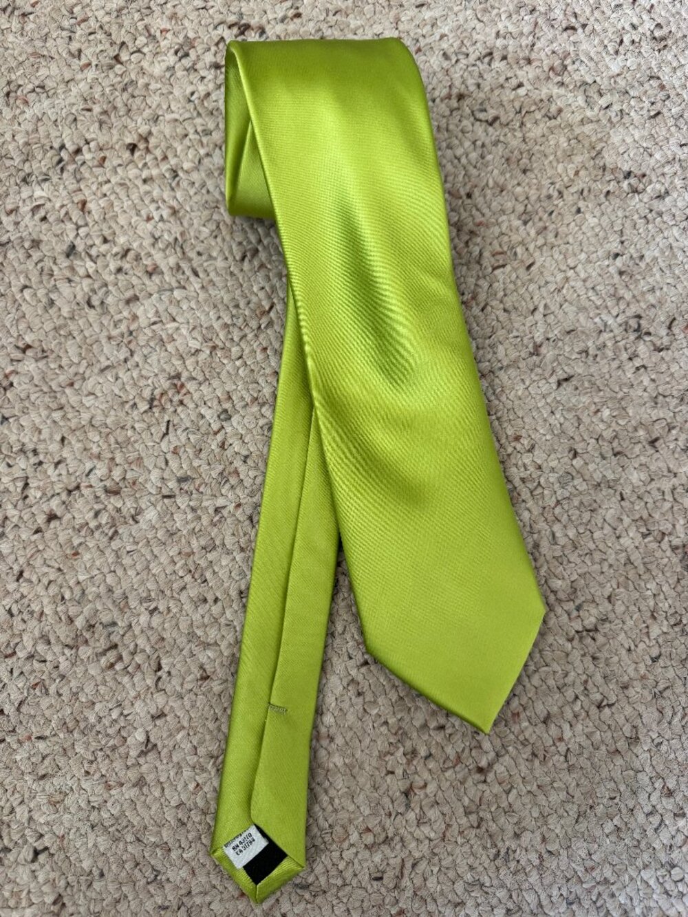 Necktie Geoffrey Beene Lime Green